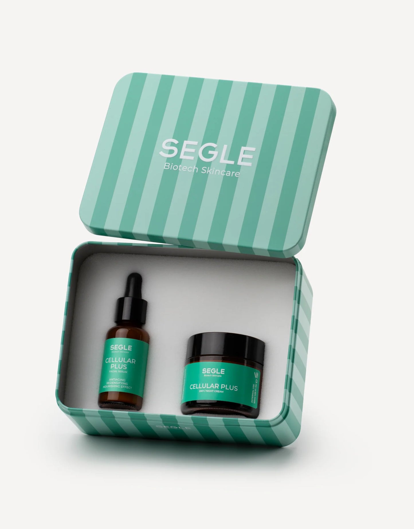 SEGLE stangrinantis, regeneruojantis rinkinys veidui CELLULAR PLUS ( serumas 30ml, kremas 50 ml)