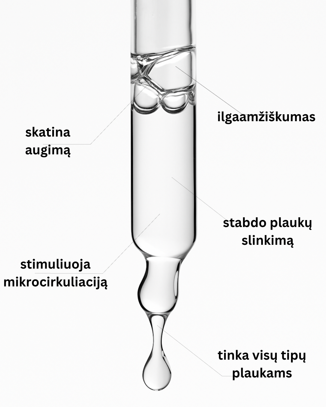SEGLE Atgaivinantis ir tankumą suteikiantis plaukų serumas, 50 ml