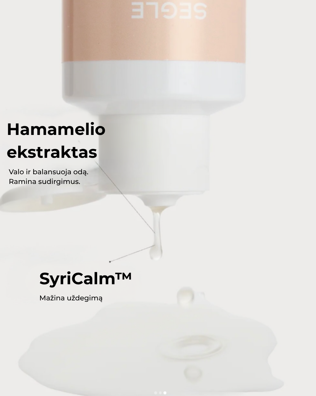 SEGLE Valomasis balansuojantis tonikas veidui, 150ml