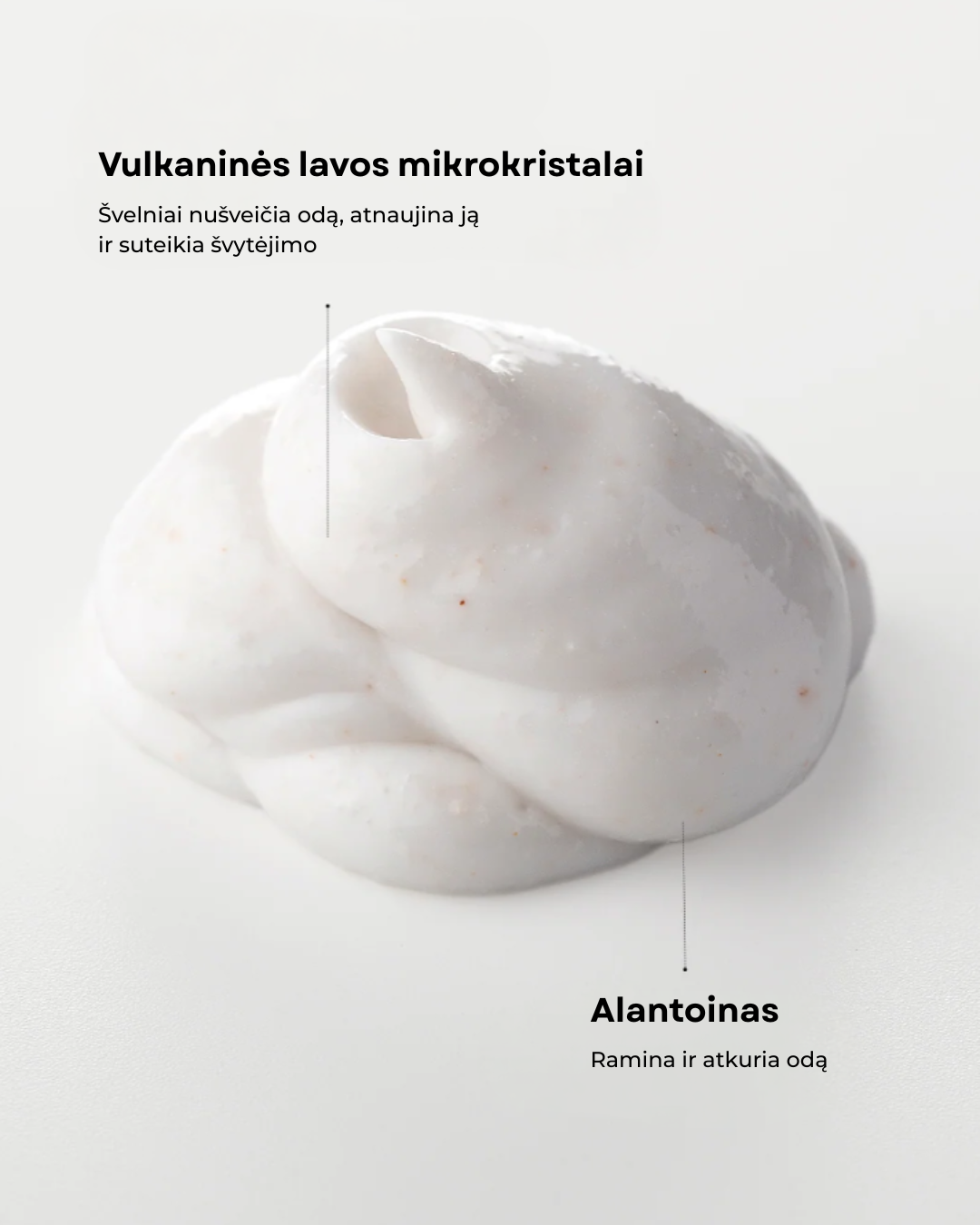 SEGLE Švelnus vulkaninis šveitiklis veidui, 50ml