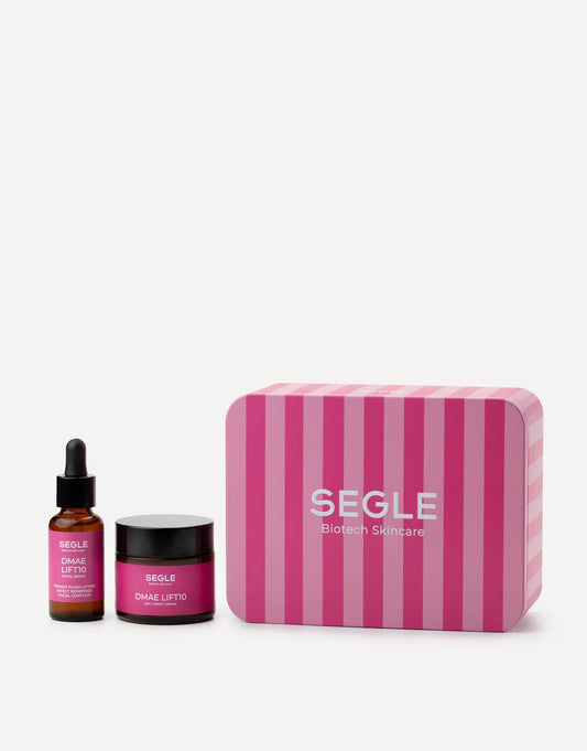 SEGLE stangrinantis rinkinys veidui DMAE FIRMING, (serumas 30 ml, veido kremas 50ml)